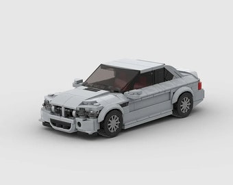 Coche de carreras M3 E46 / Juego de ladrillos de construcción / Compatible con Lego / Regalo perfecto para entusiastas de los automóviles