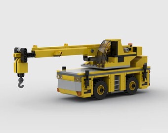 Grúa de servicio urbano / Juego de ladrillos de construcción / Compatible con Lego / Regalo perfecto para entusiastas de los automóviles