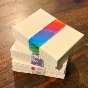 50 Count Blank ACEOs, ATC Artist Trading Cards Watercolor Cardstock, Cut To 2.5" x 3.5", 140lb/300gsm