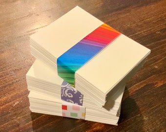 50 Count Blank ACEOs, ATC Artist Trading Cards Watercolor Cardstock, Cut To 2.5" x 3.5", 140lb/300gsm