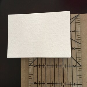50 Blank ACEO ATC Artist Trading Cards Watercolor Cardstock, Cut To 2.5 x 3.5, 140lb/300gsm image 4