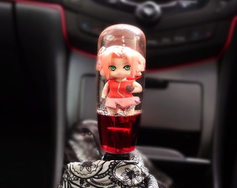 Perilla de cambio de marchas de coche Sakura personalizada / Adorno de resina para automóvil / Nombre personalizado / Figura de anime Naruto / Accesorios de regalo personalizables / Arte hecho a mano