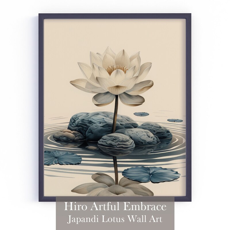 Lotus Flower Wall Art - Etsy