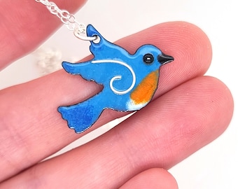Bluebird of Happiness, Blue Bird Pendant