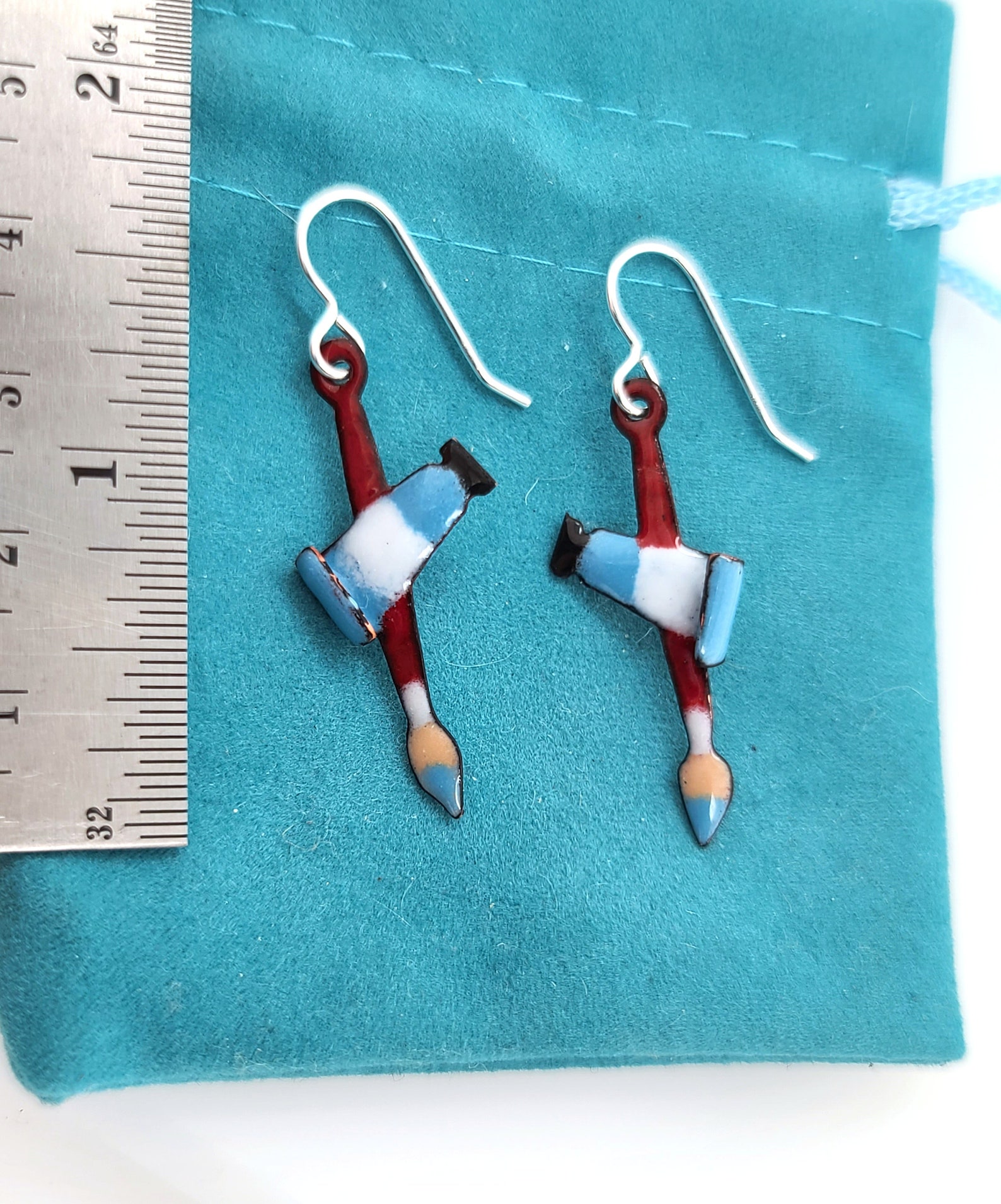 Paintbrush Earrings Gift for Painters and Artists Etsy