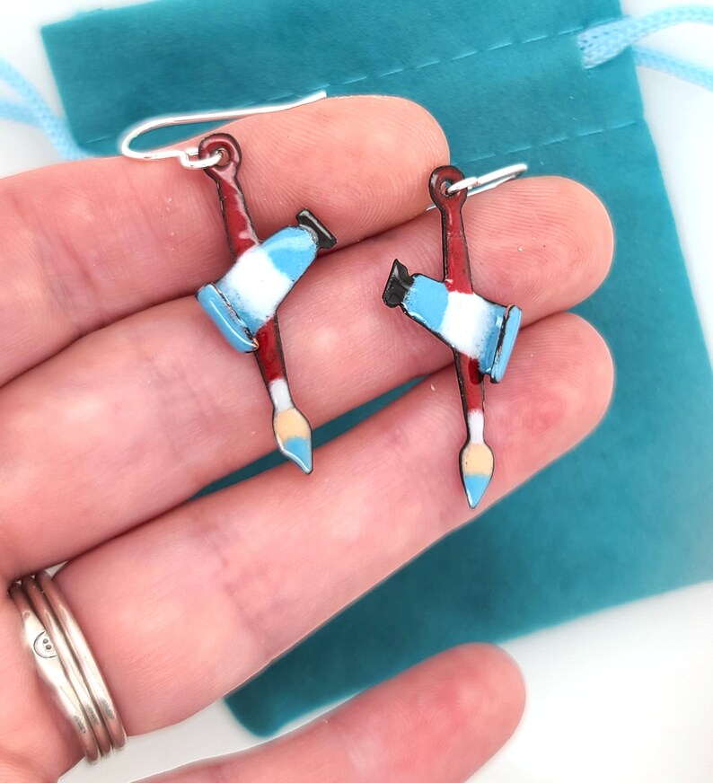 Paintbrush Earrings Gift for Painters and Artists Etsy