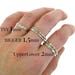 Stacking Ring, custom made silver ring personalized w/ your word choice in sterling silver, stackable rings by Kathryn Riechert