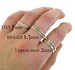 Stacking Ring, custom made silver ring personalized w/ your word choice in sterling silver, stackable rings by Kathryn Riechert 