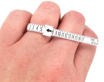 Herbruikbare ringmeter, hulpmiddel om je ringmaat te bepalen