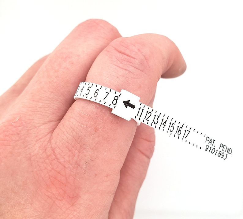 reusable ring sizer tool to find your ring size etsy