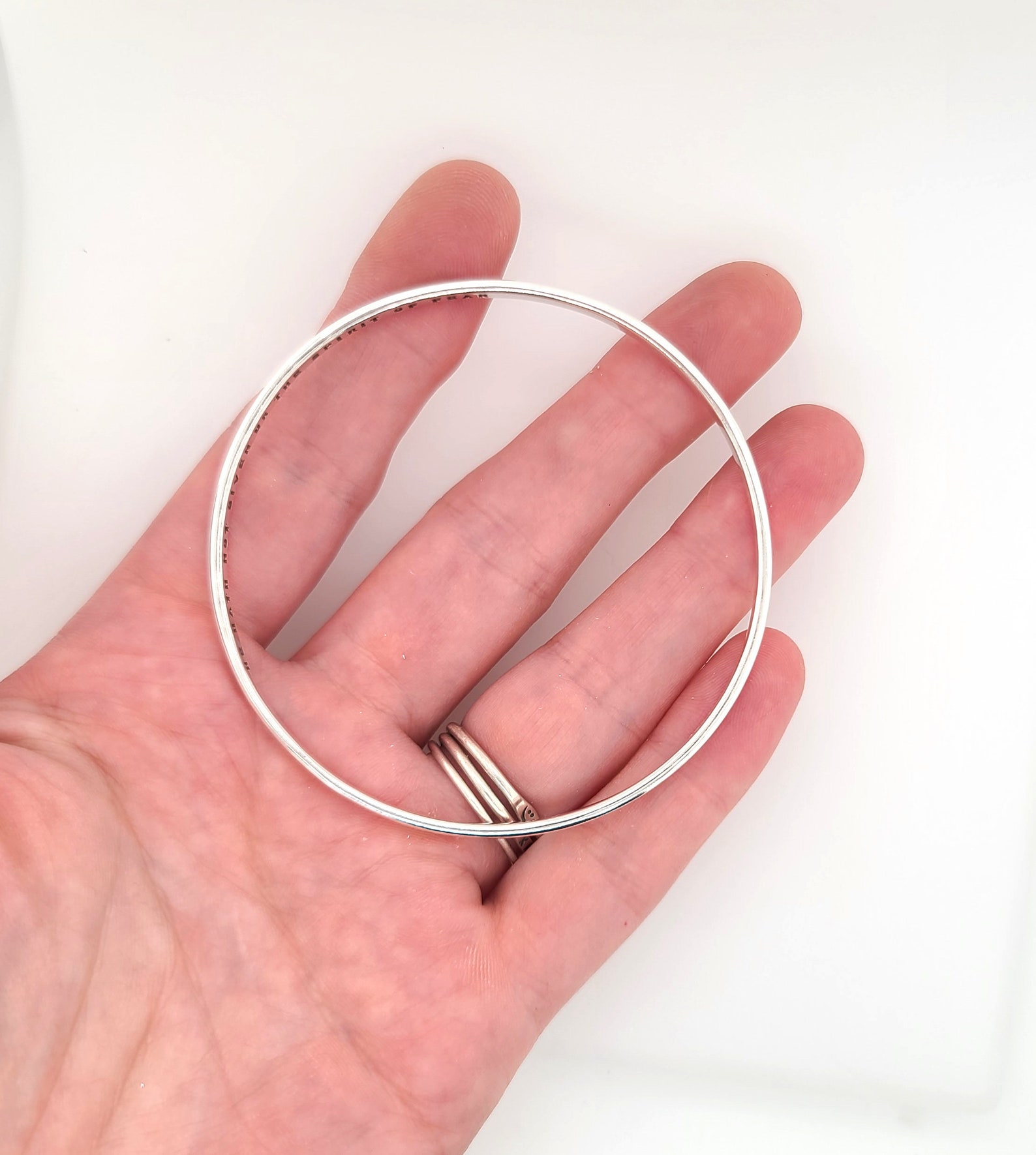 Bangle Bracelet Personalized Silver Bangle Bracelets for Etsy