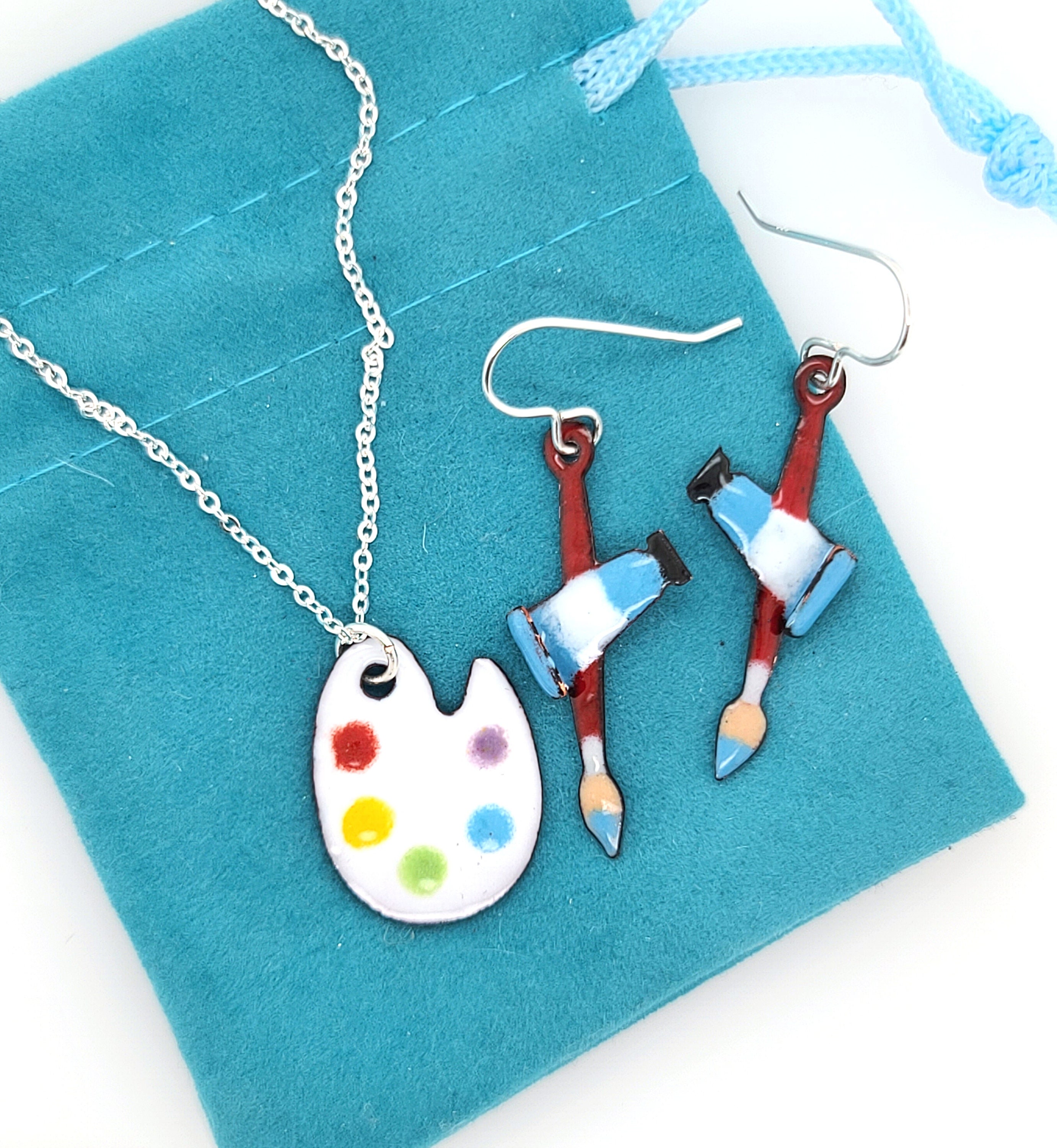 Paintbrush Earrings Gift for Painters and Artists Etsy