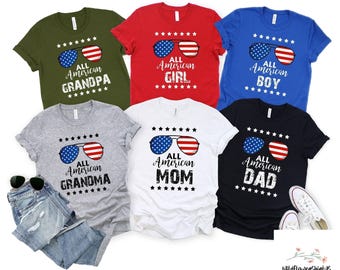 4th Of July Family Matching Party Shirt, American Family Shirt, 4th Of July Crew Shirt, Patriotic Family Shirt, Fourth Of July Shirt