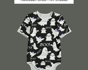 Halloween Ghost Print Onesies