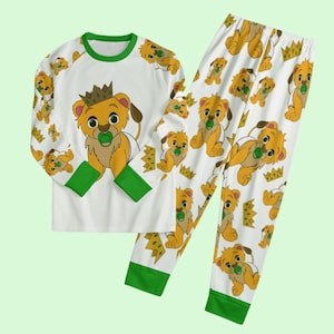 Lion Print Pjs