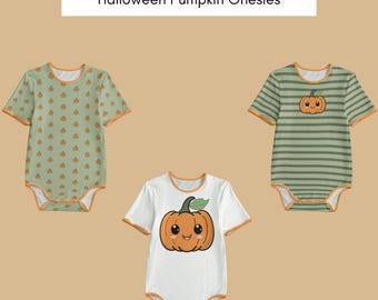 Halloween Pumpkin Onesies
