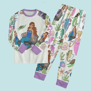 Mermaid Print Pjs
