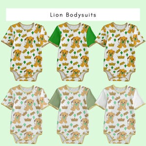 Lion Print Bodysuits