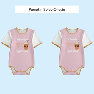 Pumpkin Spice Graphic Onesies
