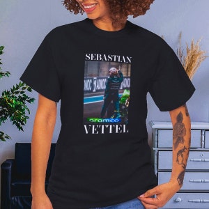 UNISEX Sebastian Vettel T-Shirt, Vintage Sebastian Vettel print Shirt, F1 shirt, Racing Team T-shirt, Fan Gift, Formula 1 Shirt, 2022 Season