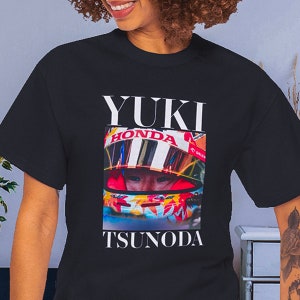 UNISEX  Yuki Tsunoda T-Shirt, Vintage Yuki Tsunoda print Shirt, F1 shirt, Racing Team T-shirt, Fan Gift, Formula 1 Shirt, Racing Fan Tee