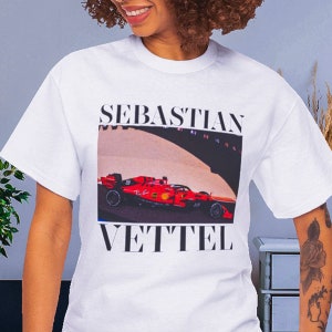 UNISEX Sebastian Vettel T-Shirt, Vintage Sebastian Vettel print Shirt, F1 shirt, Racing Team T-shirt, Fan Gift, Formula 1 Shirt, 2020 Season