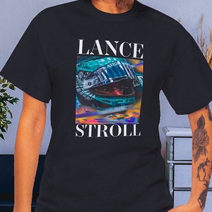 UNISEX Lance Stroll T-Shirt, Vintage Lance Stroll print Shirt, F1 shirt, Racing Team T-shirt, Fan Gift,  Formula 1 Shirt, Racing Fan Tee