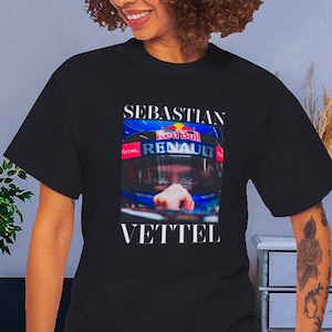 UNISEX Sebastian Vettel T-Shirt, Vintage Sebastian Vettel print Shirt, F1 shirt, Racing Team T-shirt, Fan Gift, Formula 1 Shirt, 2012 Season