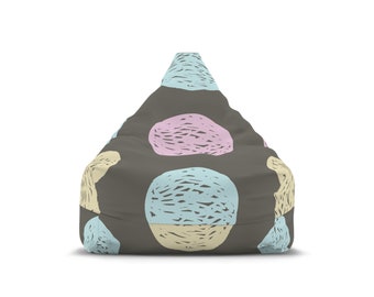 Bean Bag Chair Cover Ice cream balls