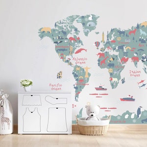 Weltkarte Wandsticker für Wohnzimmer Wanddeko Kinderzimmer Wanddeko Kinderzimmer Wanddeko Kinderzimmer Wanddeko Kinderzimmer Wanddeko Kinderzimmer Wanddeko Kinderzimmer Wandkunst