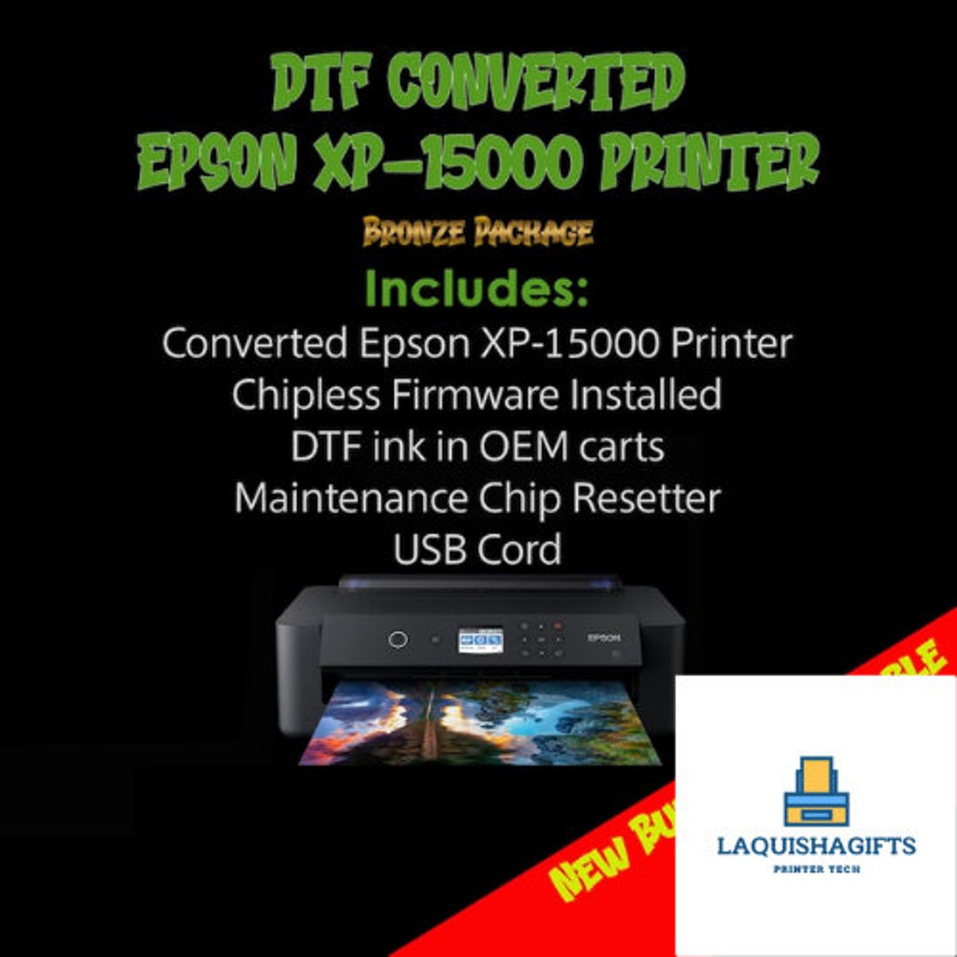 Direct to Film Printer, DTF Converted Epson XP15000 Printer, DTF