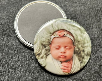 Customized Round Magnets - 2.25 inch circle set of 6 - Mother’s Day present - Father’s Day present- Personalized gift - Refrigerator Magnets