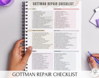 Couples Repair Checklist & Communication Guide: Marriage Counseling Tools | Relationship Therapy Manual | Couples Conflict PDF Download