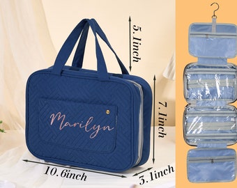 Personalized Waterproof Hanging Travel Wash Bag Hangable Toiletry Bag Toiletry Organizer Luxury Toiletry Bag Large Toiletry Bag Gift For Mom