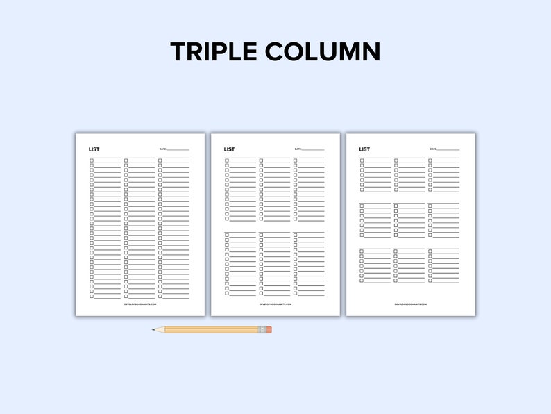 7 Blank Checklist Printable Templates | to Do List Template | Simple ...