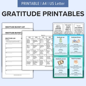 78 dankbaarheidskaarten en -activiteiten afdrukbaar | Dankbaarheidsdagboek | Dankbare activiteit | Affirmaties en positieve uitspraken