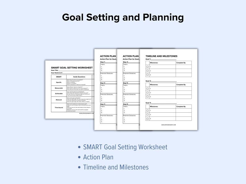 Self-Discovery Journal | Printable Self-Reflection Worksheets (Digital Download) image 3