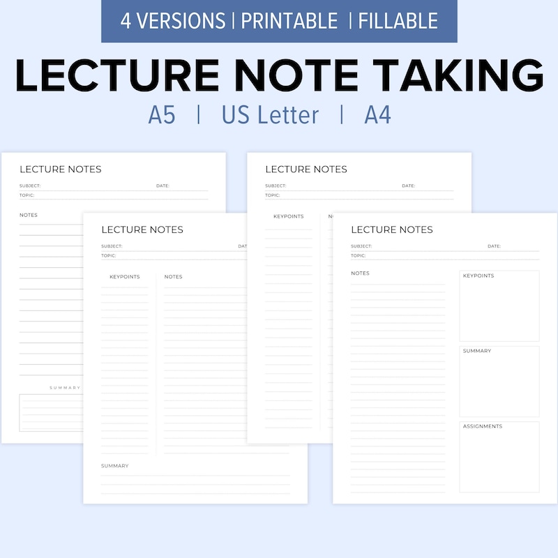 Lecture Notebook - Etsy
