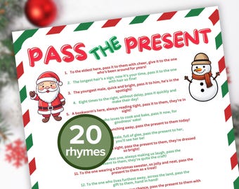 Christmas Pass the Present Game | Fun Christmas Party Game | Left Right Gift Game | Gift Exchange