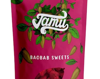 Vtamu Vanilla Baobab Sweets (Mabuyu /Ubuyu - 4 x Packets) *UK FREE DELIVERY *