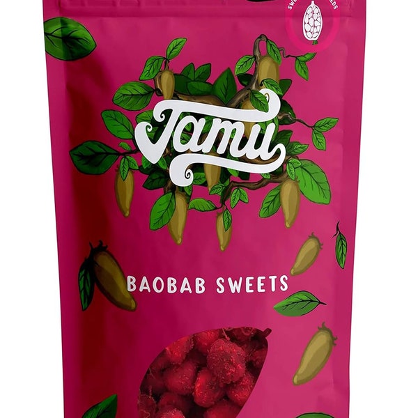 Vtamu Vanilla Baobab Sweets (Mabuyu /Ubuyu - 2 x Packets) *UK FREE DELIVERY *