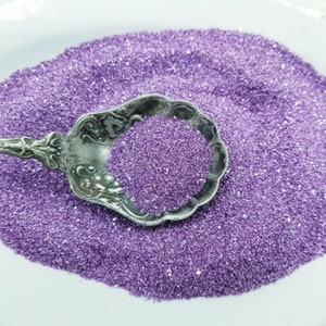 Paillettes de verre allemandes violet lilas - 1/2 once Fine, collage, artisan, création de papier, shabby jolie