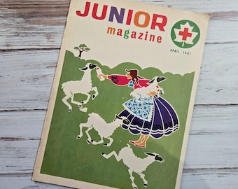 3 Junior Red Cross Magazines- 1960s
