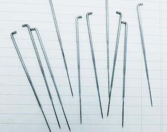 10 All Purpose Metal Felting Needles- Triangle medium size