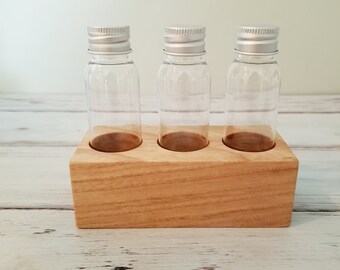 Ash Wood 15ml Essential Oil Storage, Holder, 3 finishes, Handcrafted in Canada