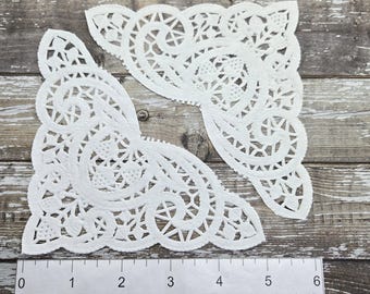 Paper Lace Doilies: Corners Crafting Supplies, 6 pieces
