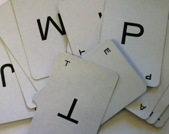 Small Letter Cards- Pkg of 26- from A to Z