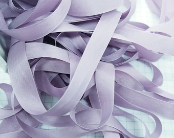 5 yards Mauve Mist light purple Seam Binding. Packaging, Scrapbooking, Shabby Pretty Embellishment