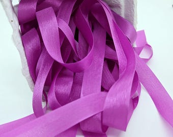 5 yards Strawberry Glaze Pink Seam Binding. Packaging, Scrapbooking, Shabby Pretty Embellishment