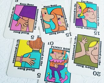 Vintage Funny Bone Cards- Set of 6